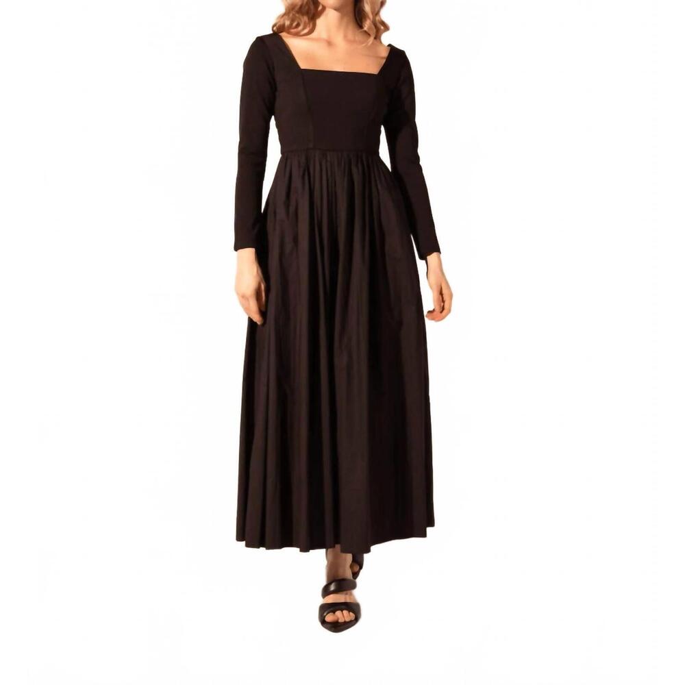 NEW KLEID galilea midi dress in black